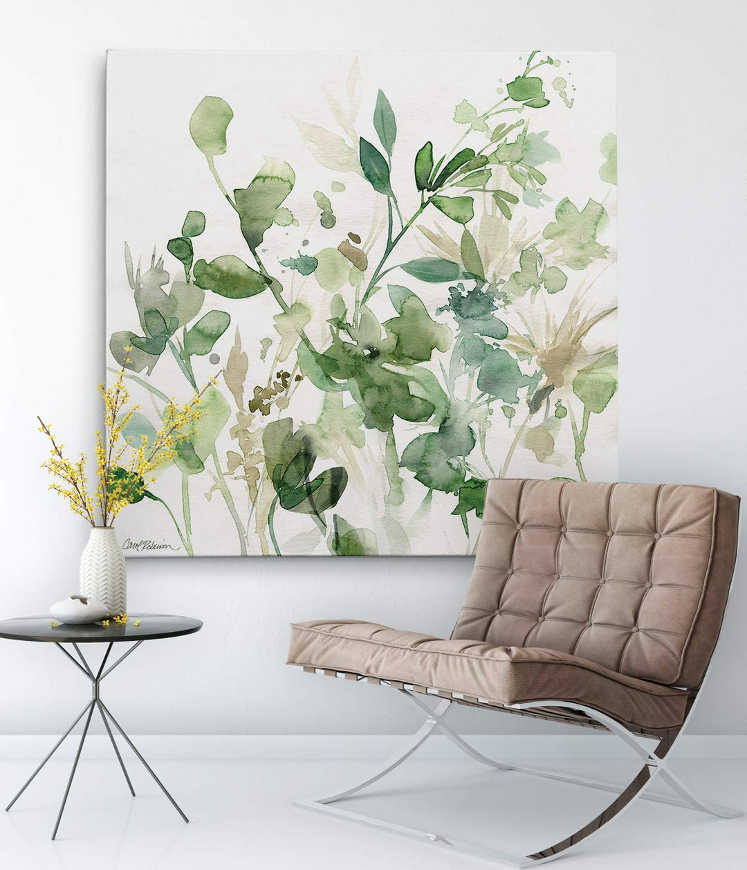 Wexford Home Sage Garden Gallery Wrapped Canvas Wall Art 32 in x 32 32x32 - Diamond Home USA