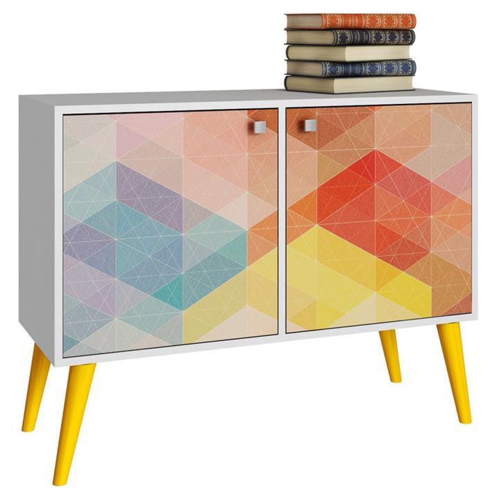 Manhattan Comforts Avesta Double Side Table. 2.0 and Stamp