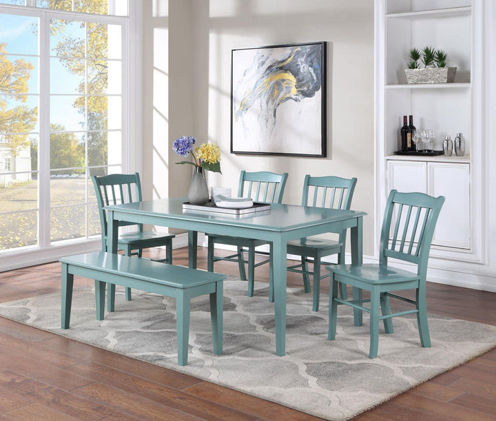 Boraam Colorado Dining Bench 15" L x 44" W x 18" H Aspen Valley - Diamond Home USA