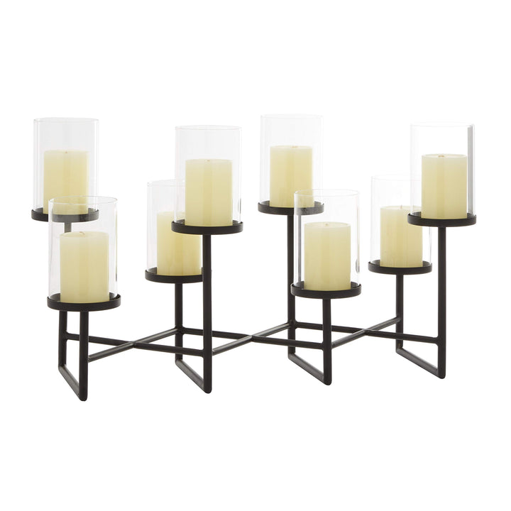Black Metal Modern Candelabra 15 X 26 12 Contemporary - Diamond Home USA
