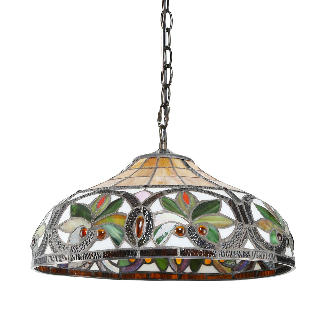 1908 Studios Sunrise Tiffany Hanging Lamp - Diamond Home USA