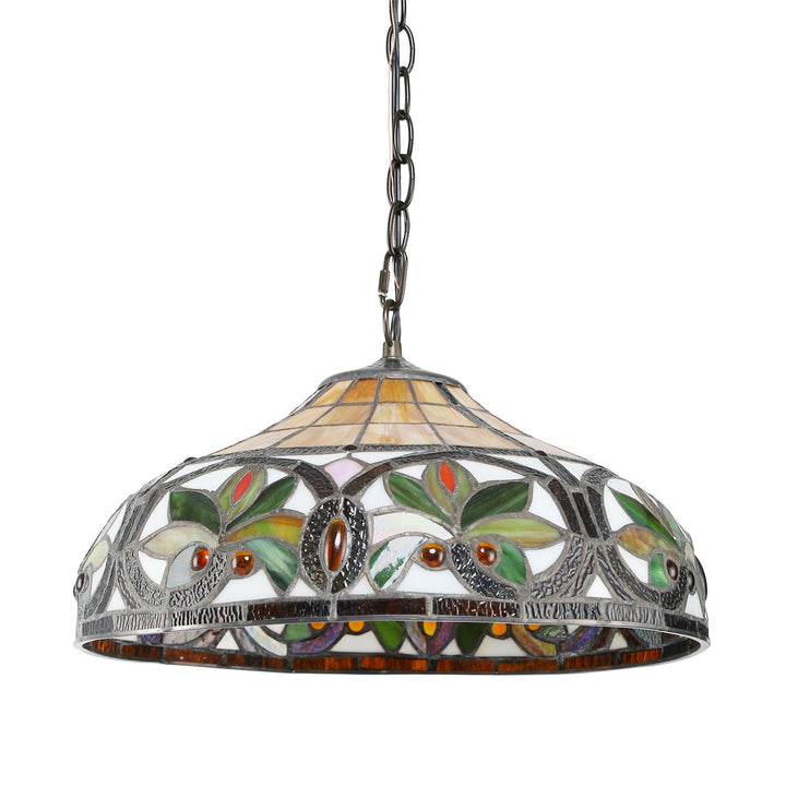 1908 Studios Sunrise Tiffany Hanging Lamp - Diamond Home USA