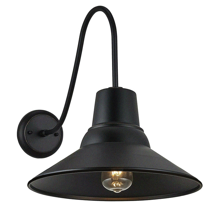 1 Light Outdoor Wall Lighting 15.75" H X 13.75" w 23.25" d/13.75/23.25 Black