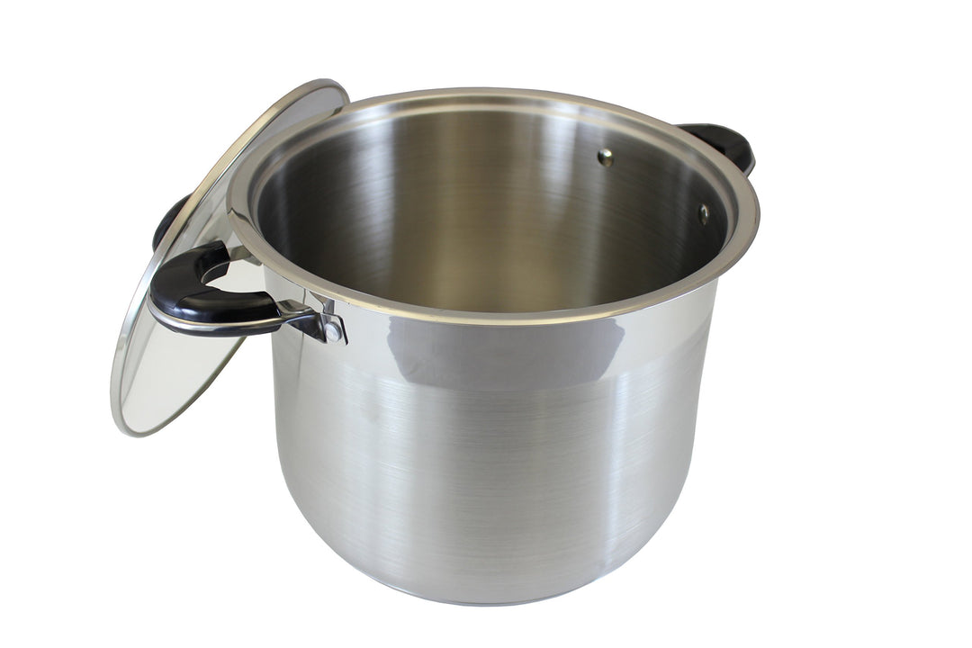 Concord Cookware Stainless Steel Tri-Ply Bottom Stockpot Cookware 16-Quart - Diamond Home USA