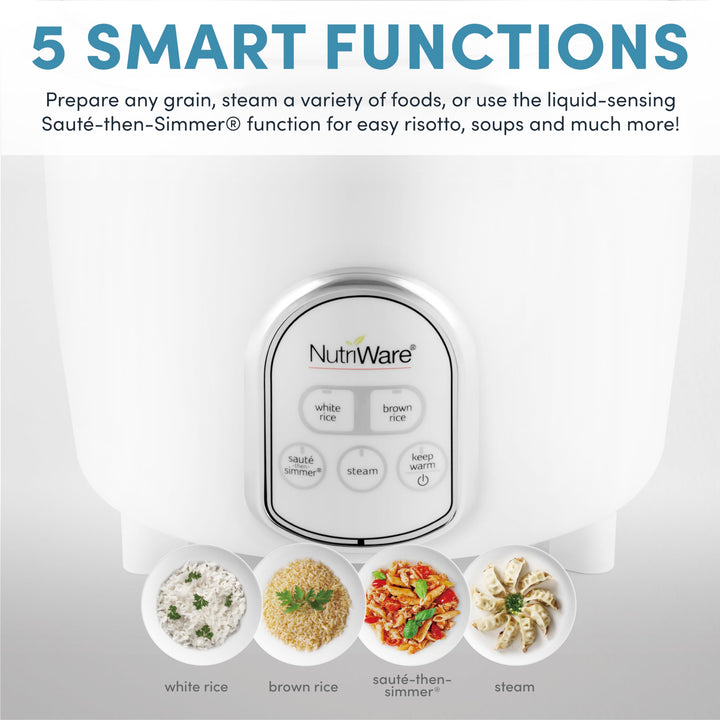 Aroma Housewares NutriWare 14-Cup (Cooked) Digital Rice Cooker and Food - Diamond Home USA