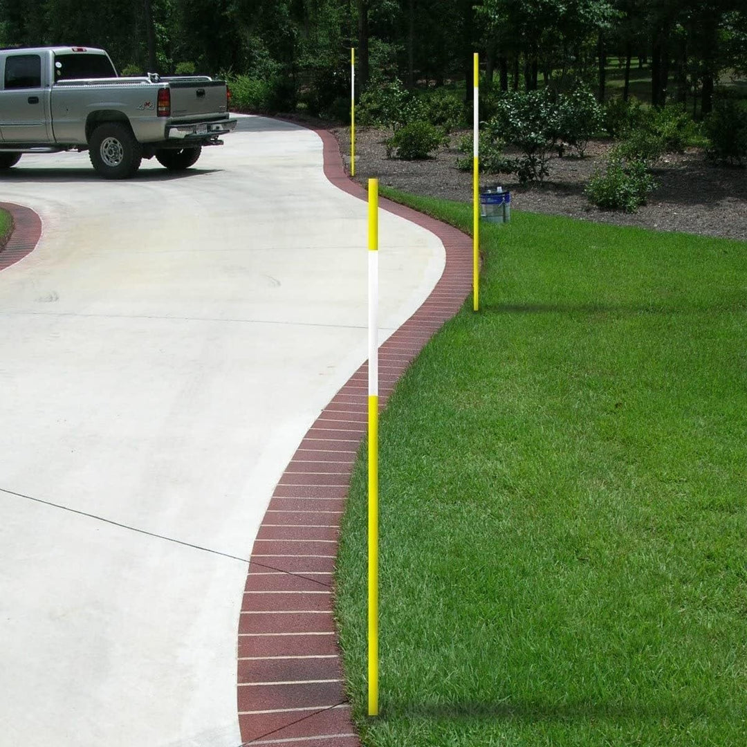 48 in. Reflective Driveway Markers Yellow 50-Pack 5/16 Dia. 5/16"x48"50pack