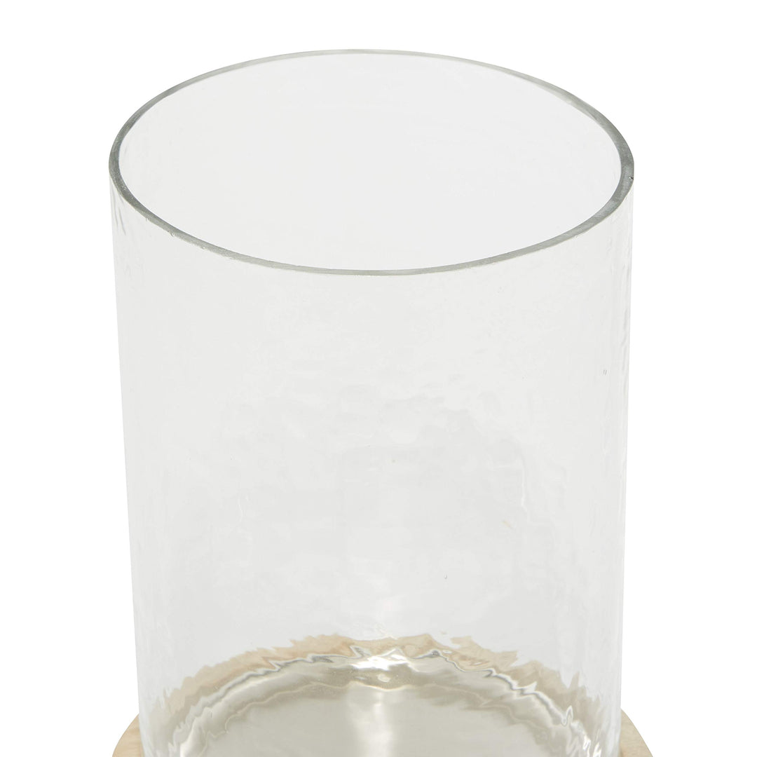 Cream Wood Traditional Candle Holder 10 X 6 - Diamond Home USA