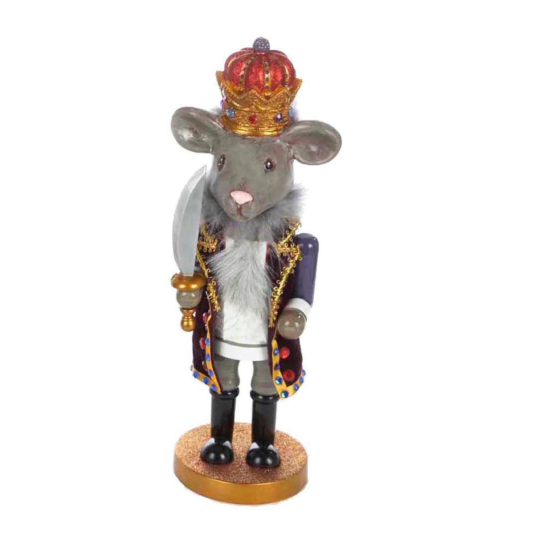 12-inch Hollywood Mouse King Nutcracker Multi Color Plastic Wood