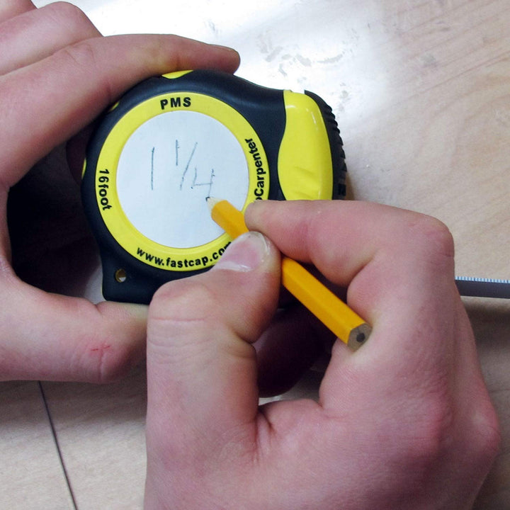 12-Foot Metric/Standard Measuring Tape Metal Plastic Finish - Diamond Home USA