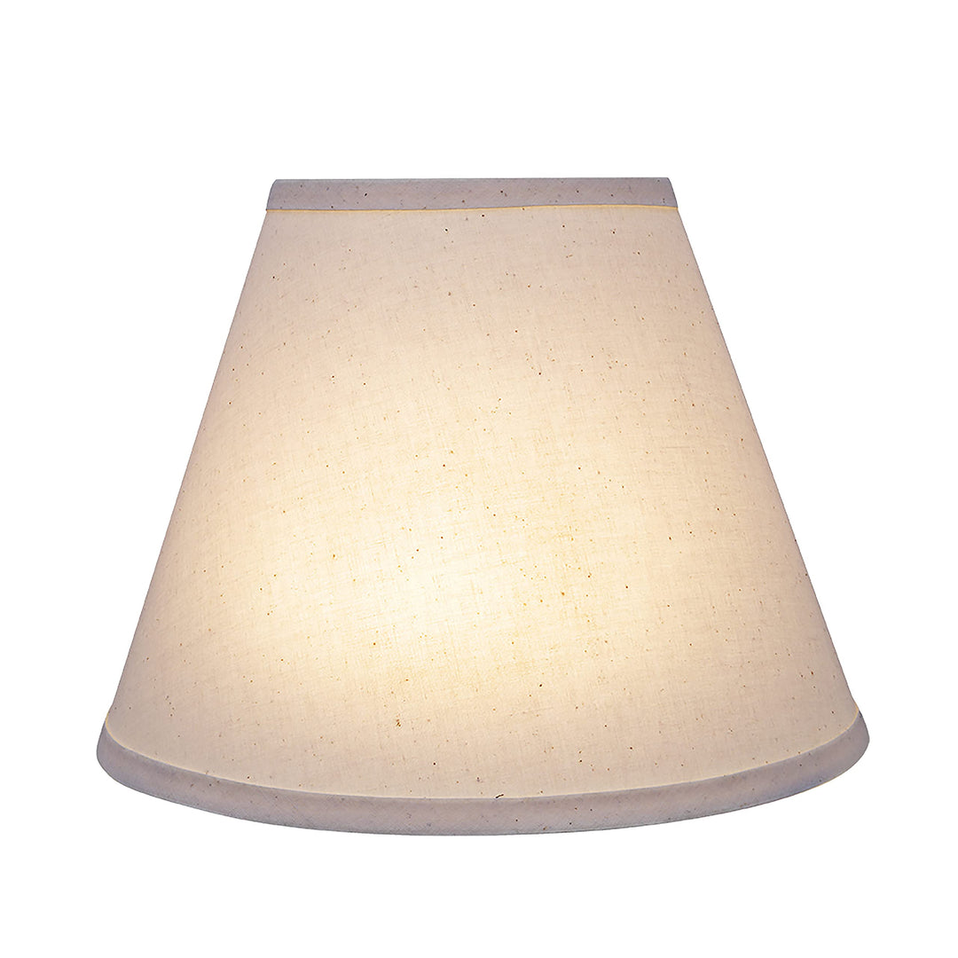 Aspen Creative 58876 Transitional Empire Shape Uno Construction Lamp Shade Cream - Diamond Home USA