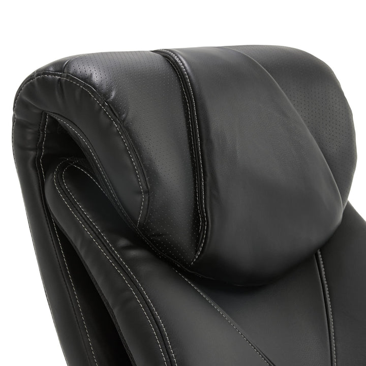 La-Z-Boy Cantania Executive Chair with AIR Lumbar Technology and Memory Foam Black - Diamond Home USA