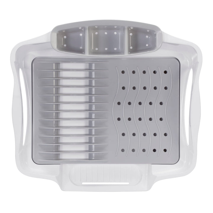 Grey/White Ultimate Dish Rack Grey White Plastic