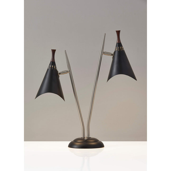 Draper Black Desk Lamp Mid-Century Modern Contemporary - Diamond Home USA