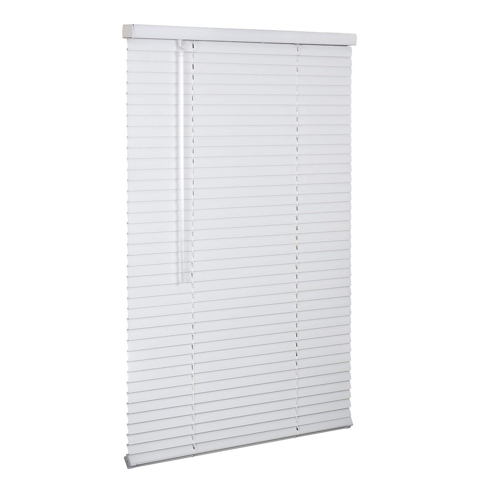 LOTUS & WINDOWARE Cordless 1" Aluminum Blind 30" x 72" White White - 30" W x 72" L
