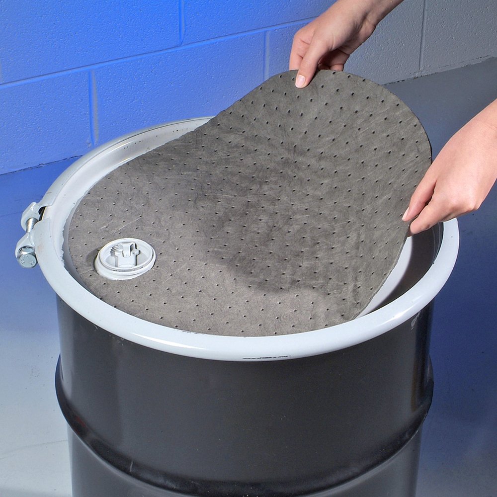 New Pig Barrel Top Absorbent Mat for 30-Gallon Drums|Premium Absorbent - Diamond Home USA