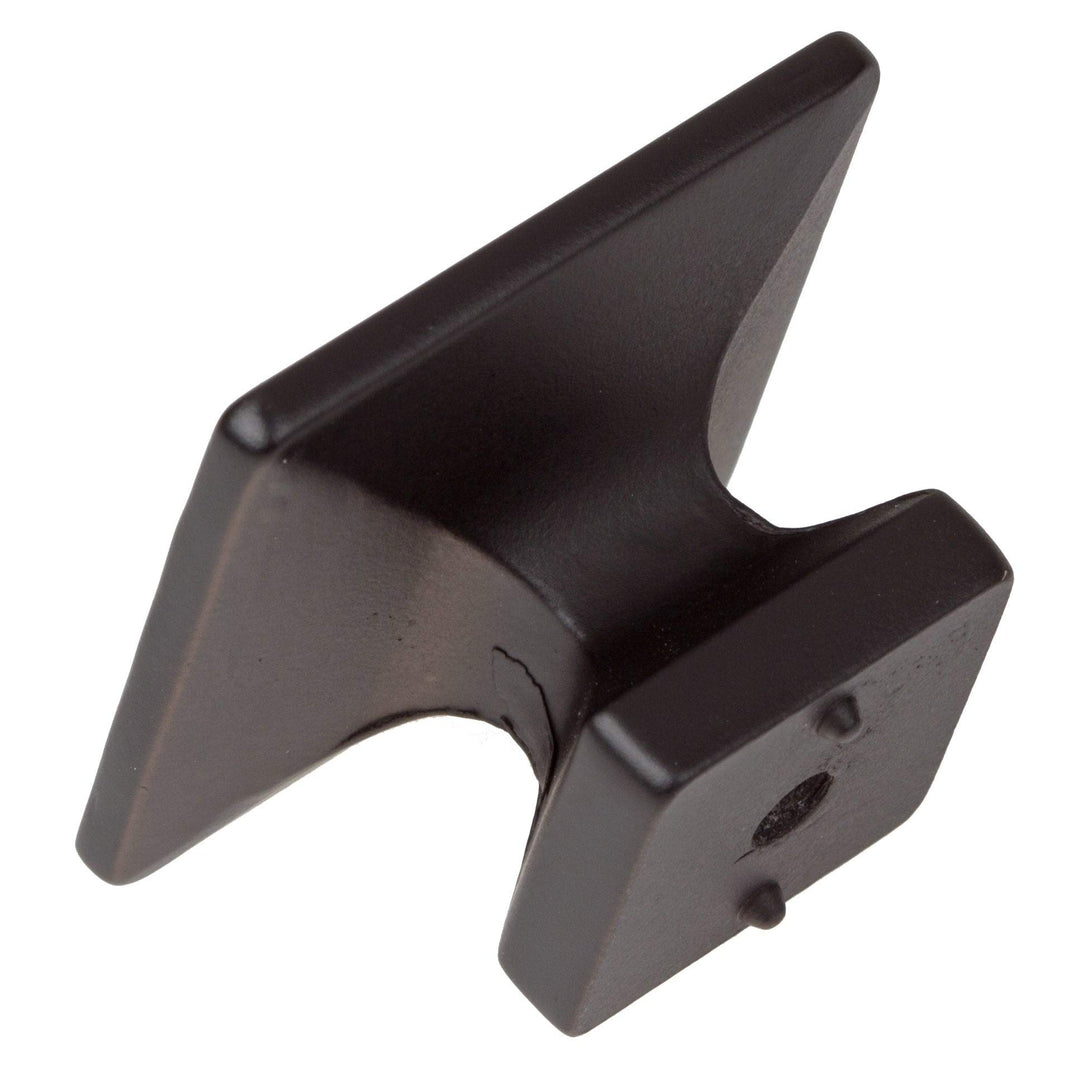 1.375-inch Matte Black Square Cabinet Knobs (Pack of 25) Metal - Diamond Home USA