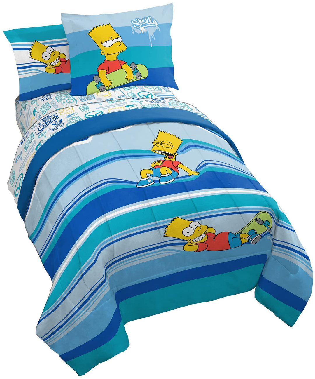 Jay Franco The Simpsons Simpsons Who Wants to Know Full Bed Set