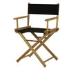 Casual Home Natural Frame/Black Canvas 18" Classic Height Directors-Chairs