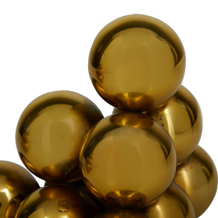 Gold Stainless Steel Modern Bookends (Set of 2) S/2 6" w 5" h Contemporary - Diamond Home USA