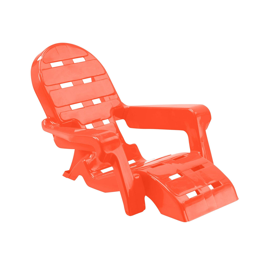 Kid's Beach Chair Assortment 6-Pack - Green/Orange/Purple Boys Girls Made in USA - Diamond Home USA