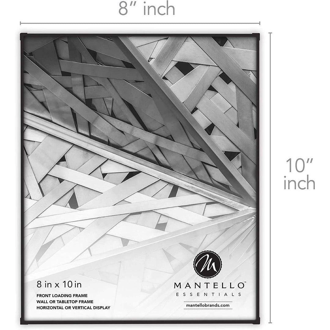 8x10 Front Loading Picture Frames Multi Color Square Wood - Diamond Home USA