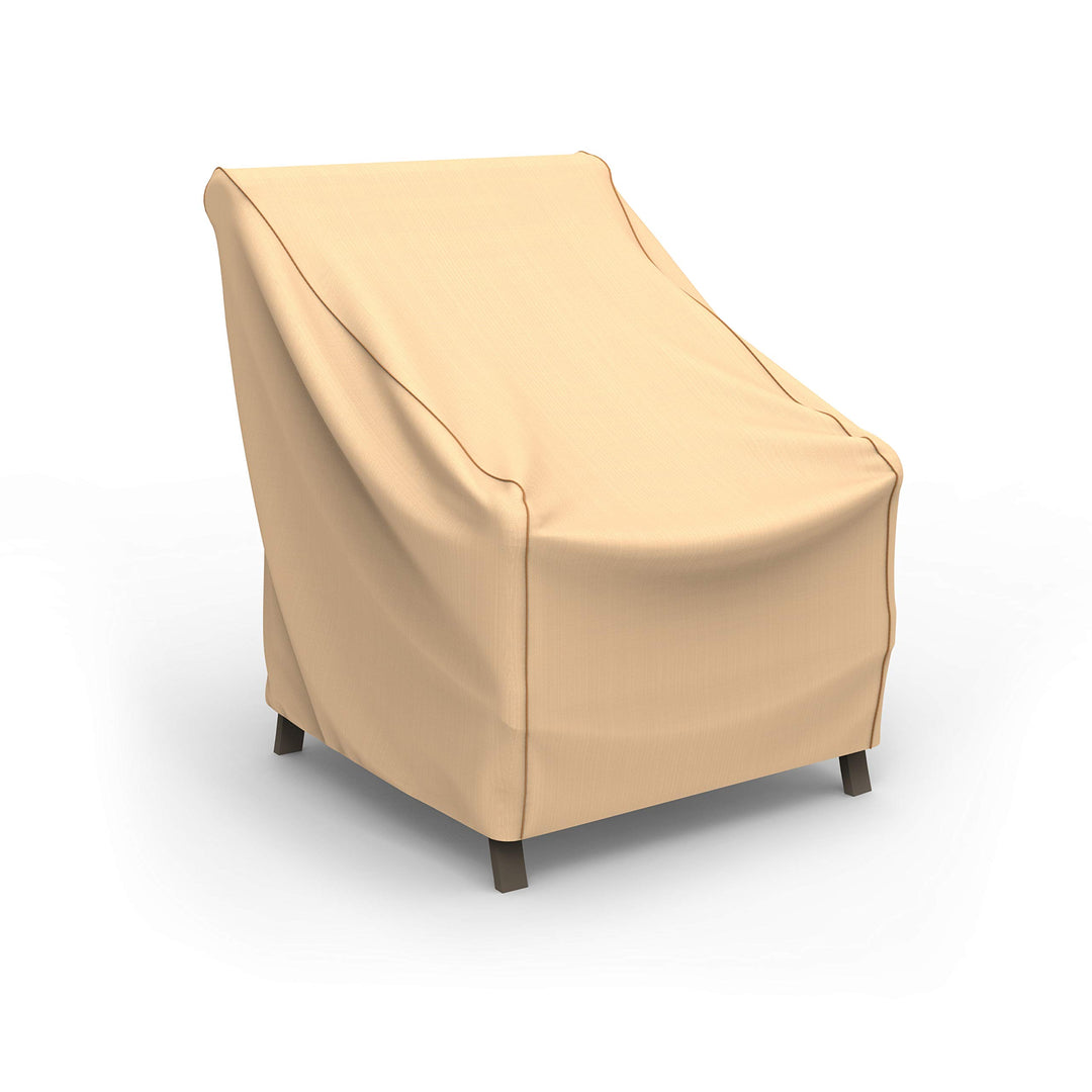Budge NeverWet Savanna Patio Chair Cover Tan Small Small - 36"H x 30"W x 27" Deep