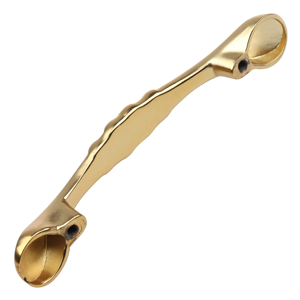5-Pack 3 in. Center Brass Gold Braided Cabinet Pulls French Country Zinc Finish - Diamond Home USA