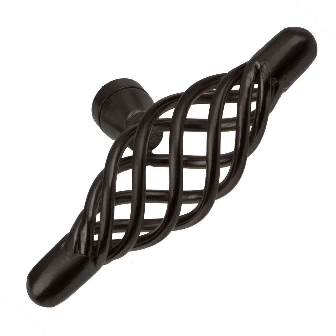 3-inch Oil Rubbed Bronze T-Handle Birdcage Cabinet Knobs (Pack of 10) Metal - Diamond Home USA