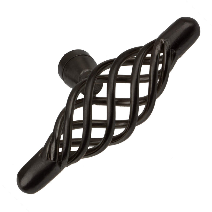 3-inch Oil Rubbed Bronze T-Handle Birdcage Cabinet Knobs (Pack of 10) Metal - Diamond Home USA