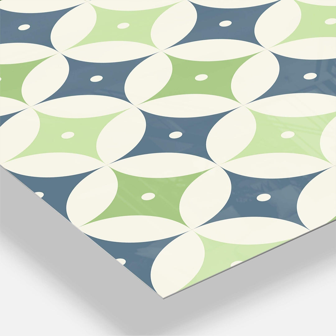 Retro Geometric Design V' Oversized Mid-Century Wall Clock - 3 Panels 36 in. - Diamond Home USA