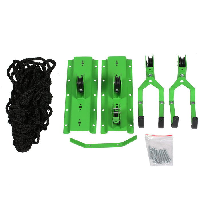 Bike Hanger - Overhead Pulley System with 100lbs Capacity for Bicycles and - Diamond Home USA