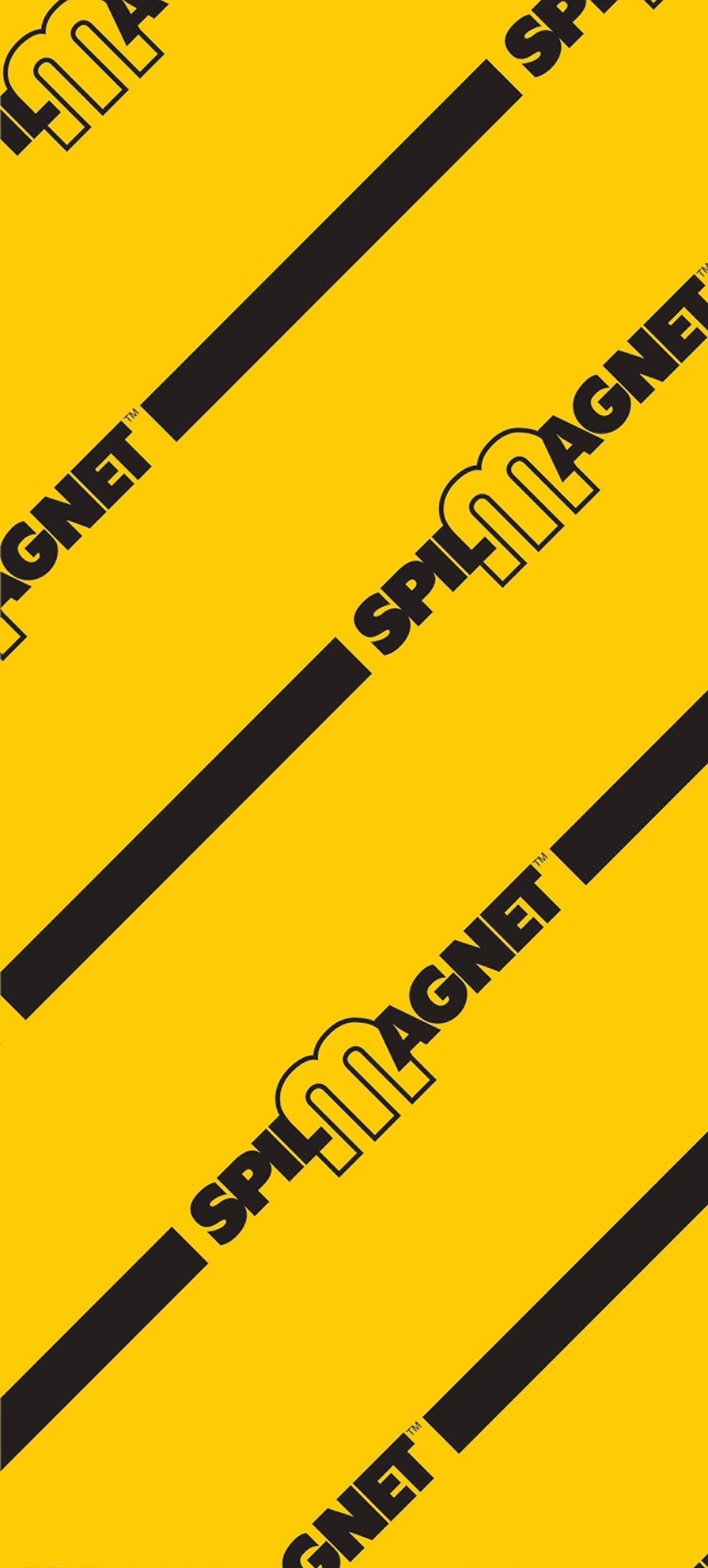 Brady 31111LS Yellow Magnetic Vinyl Drain Cover 24" L x 24" W