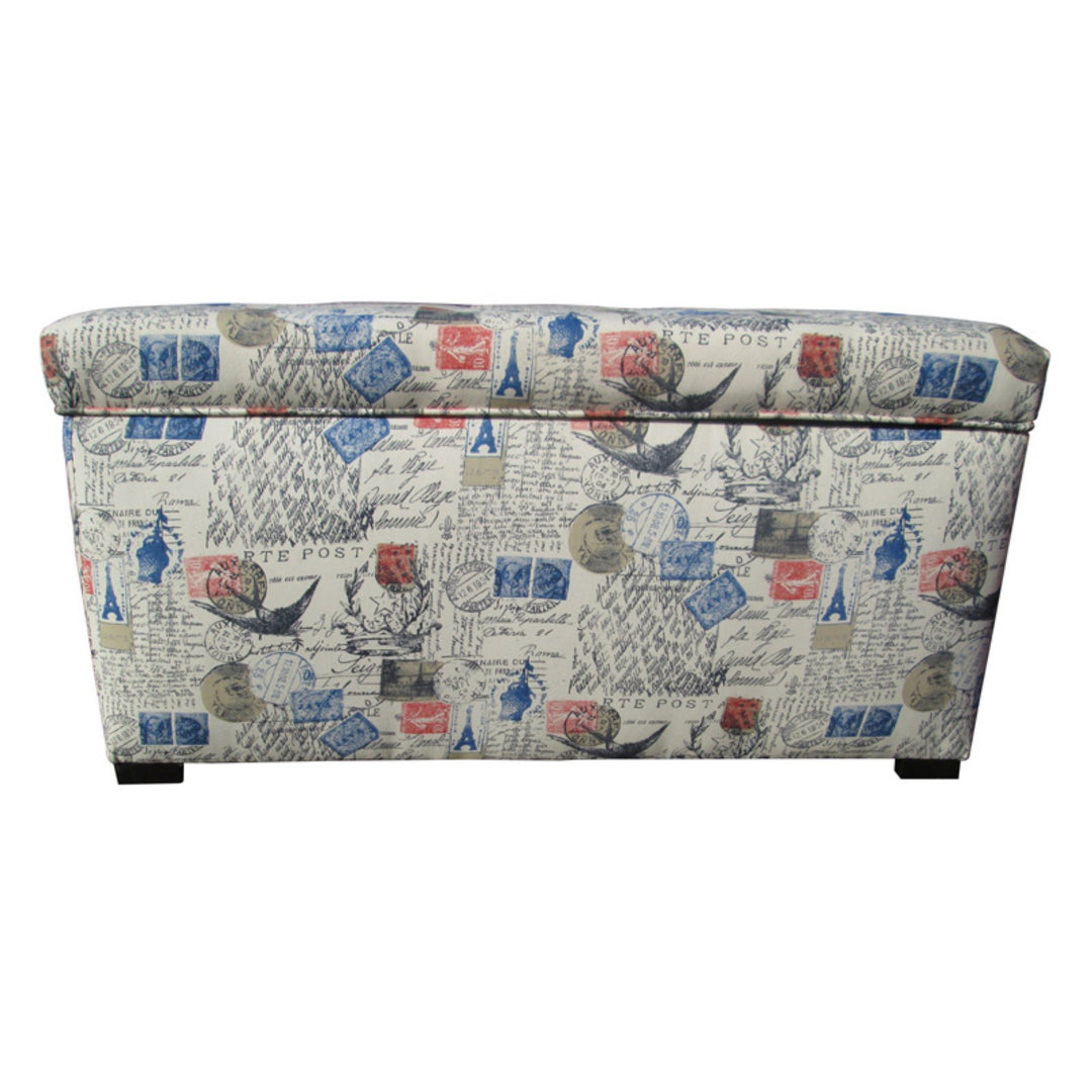 Sole Designs Angela Collection Bedroom Entryway Storage Trunk 8 Button Tufted - Diamond Home USA