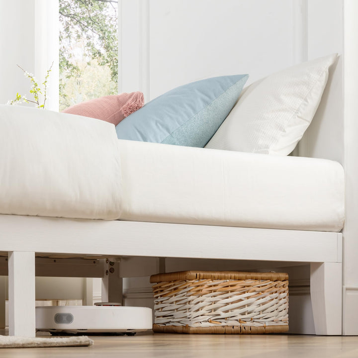 Mellow Naturalista Classic 12 Inch Solid Wood Platform Bed with Wooden Slats
