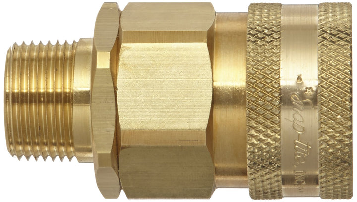 Snap-Tite BVHC12-12M Brass H-Shape Quick-Disconnect Hose Coupling Sleeve-Lock - Diamond Home USA