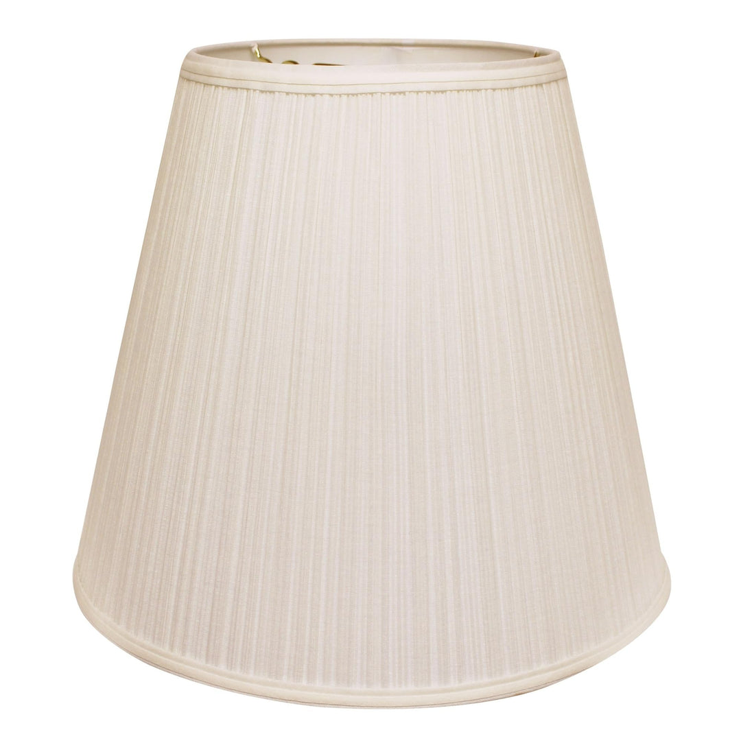 Cloth & Wire Extra Deep Empire Hardback Lampshade with Washer Fitter White