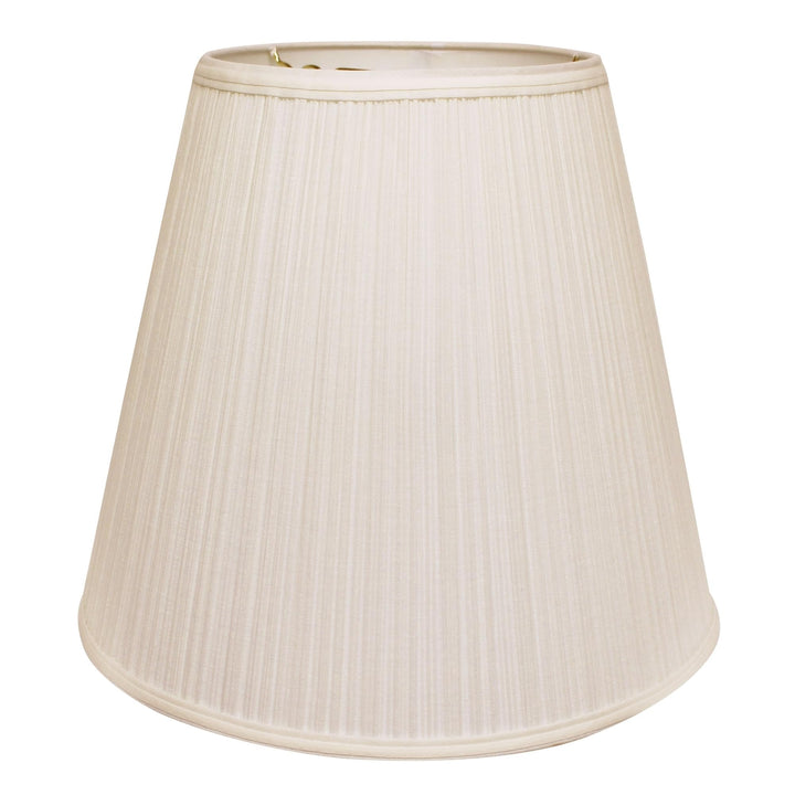 Cloth & Wire Extra Deep Empire Hardback Lampshade with Washer Fitter White