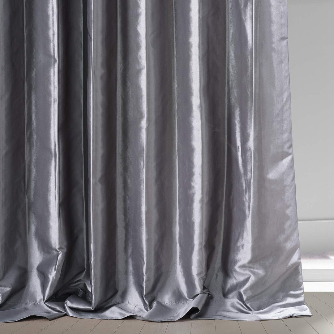 HPD HALF PRICE DRAPES Signature Faux Silk Blackout Curtains for Bedroom & Living - Diamond Home USA