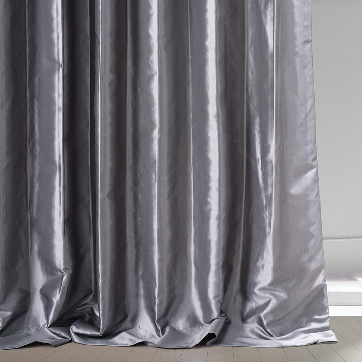 HPD HALF PRICE DRAPES Signature Faux Silk Blackout Curtains for Bedroom & Living - Diamond Home USA