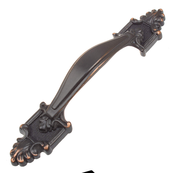 5-Pack 3-1/2 in. Center Oil Rubbed Bronze Rustic Cabinet Hardware Pulls