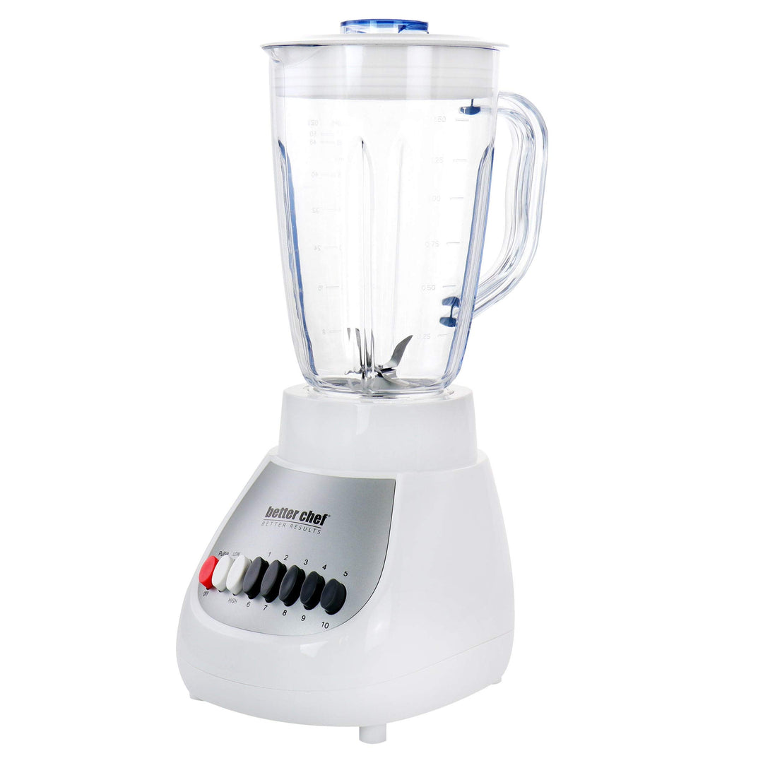 Speed Watt Plastic Jar Blender In White 50 Oz Multiple Speeds