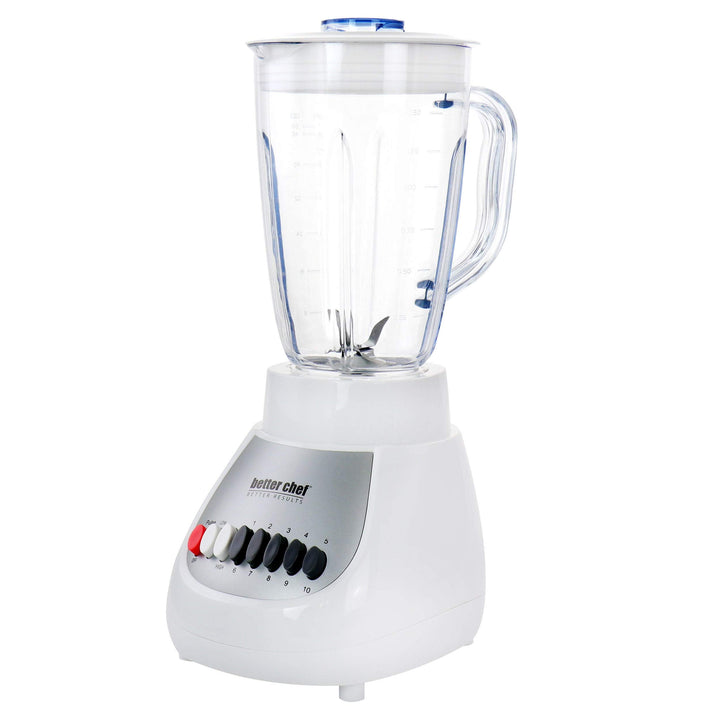 Speed Watt Plastic Jar Blender In White 50 Oz Multiple Speeds