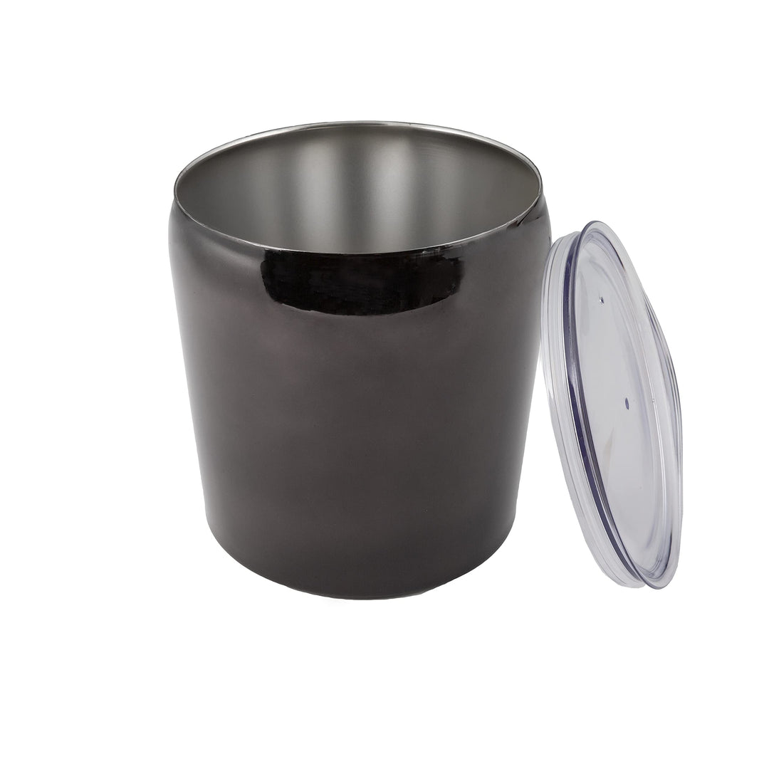 Cambridge 3-Quart Insulated Stainless Steel Ice Bucket 0 BLACK