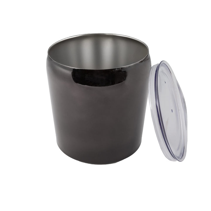 Cambridge 3-Quart Insulated Stainless Steel Ice Bucket 0 BLACK