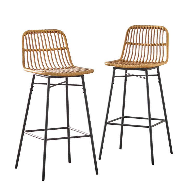 Lifestorey 24-inch Greenville Counter Stool- Set of 2 - Diamond Home USA