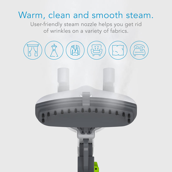 Steamfast SF-520 Full Size Fabric Steamer with Insulated Hose Clothes Hanger and - Diamond Home USA