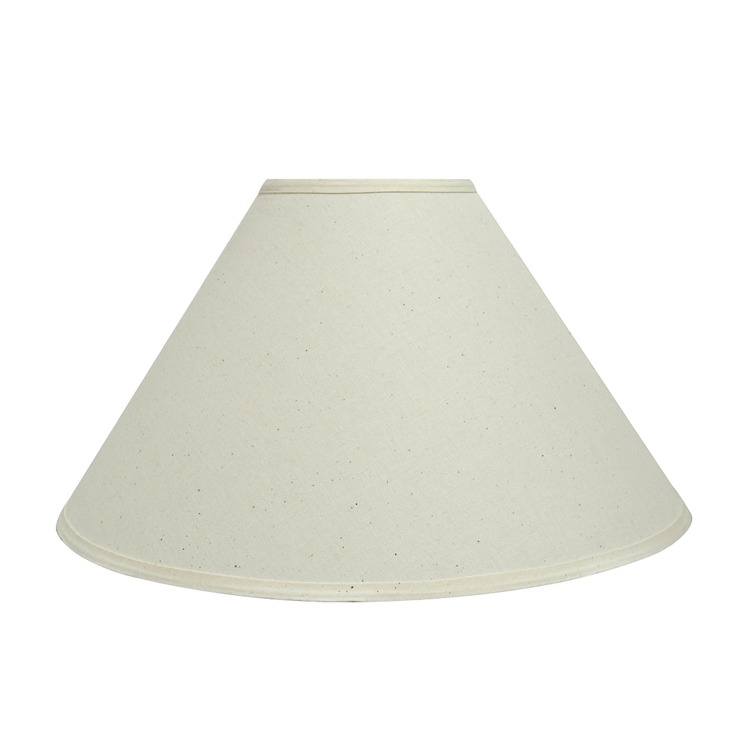Aspen Creative 32204 Empire Spider Lamp Shade Off White 6" Top x 19" Bottom x - Diamond Home USA