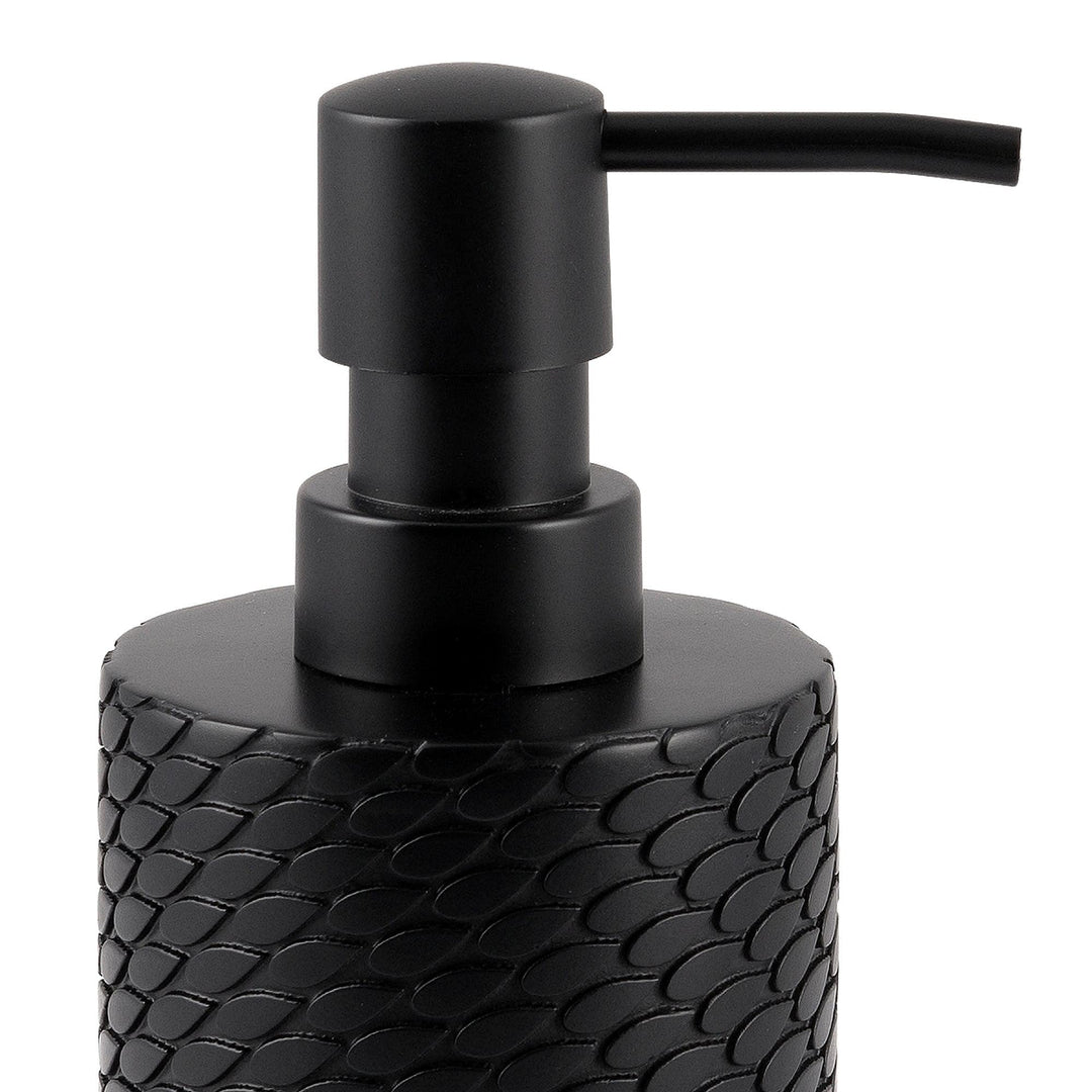 Lotion Black Geometric Modern Contemporary Resin Single Piece - Diamond Home USA