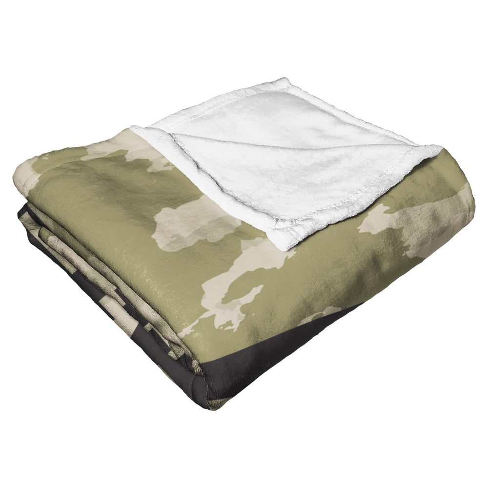 Air Force OHT Special Ops Silk Touch Throw Brown Sports Collegiate Casual - Diamond Home USA