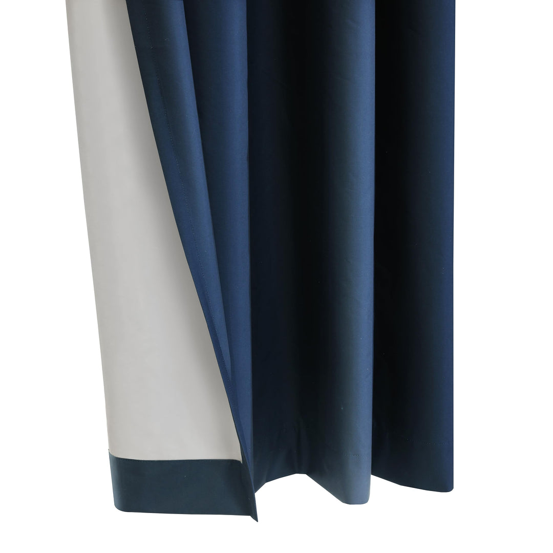 Thermalogic Alpine Blackout Grommet Curtain Panel 52 x 63 in Navy - Diamond Home USA